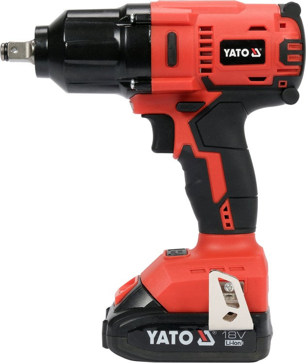 Akumuliatorinis smūginis veržliasūkis | 700 Nm | su galvučių rinkiniu | Cr-Mo | 21 vnt. (YT-82807)