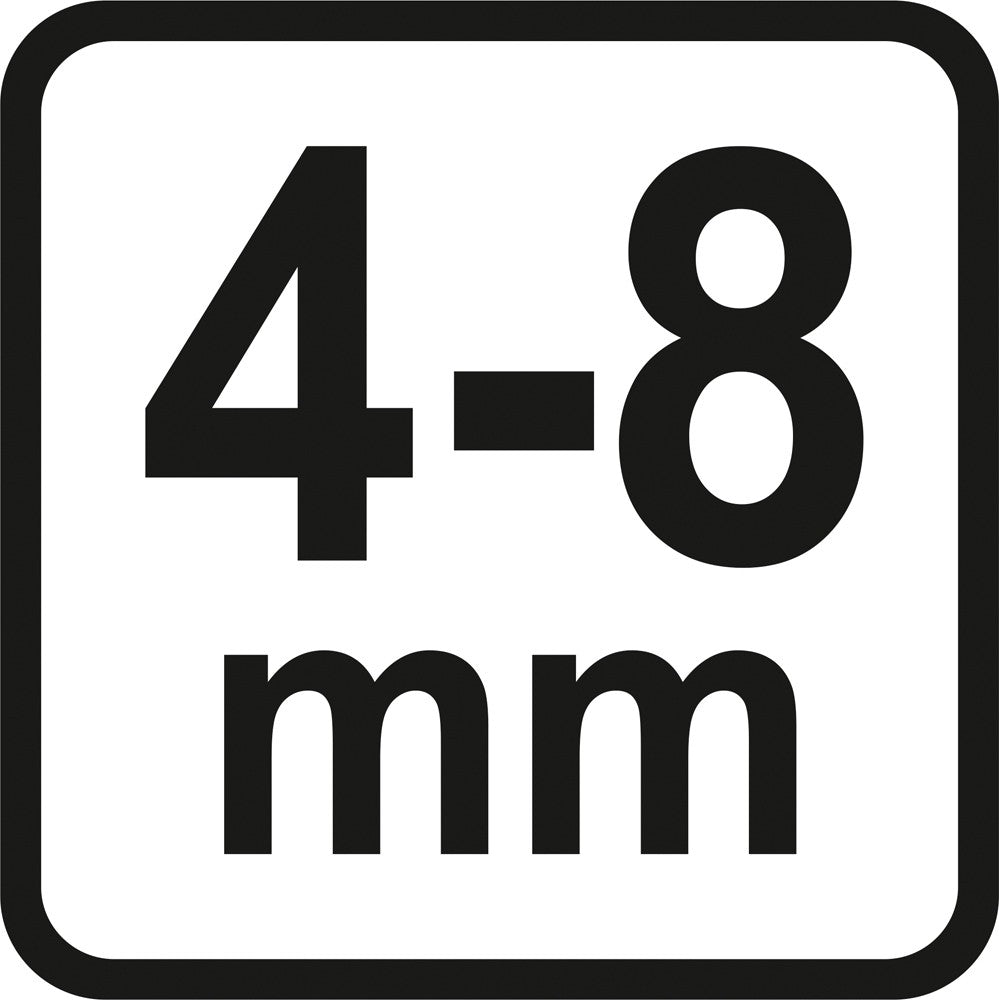 Baldinis kabių kalimo pistoletas | 4 - 8 mm (71040)