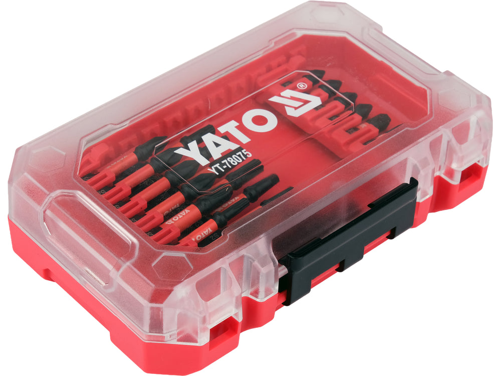 Impact bit and adapter set | 1/4" | 24 pcs (YT-78075)