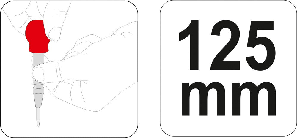 Automatinis centro žymeklis | 140 mm (YT-47161)