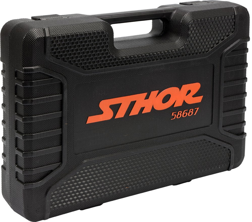 Įrankių rinkinys | 6.3 mm (1/4") + 12.5 mm (1/2") | 94 vnt. (58687)