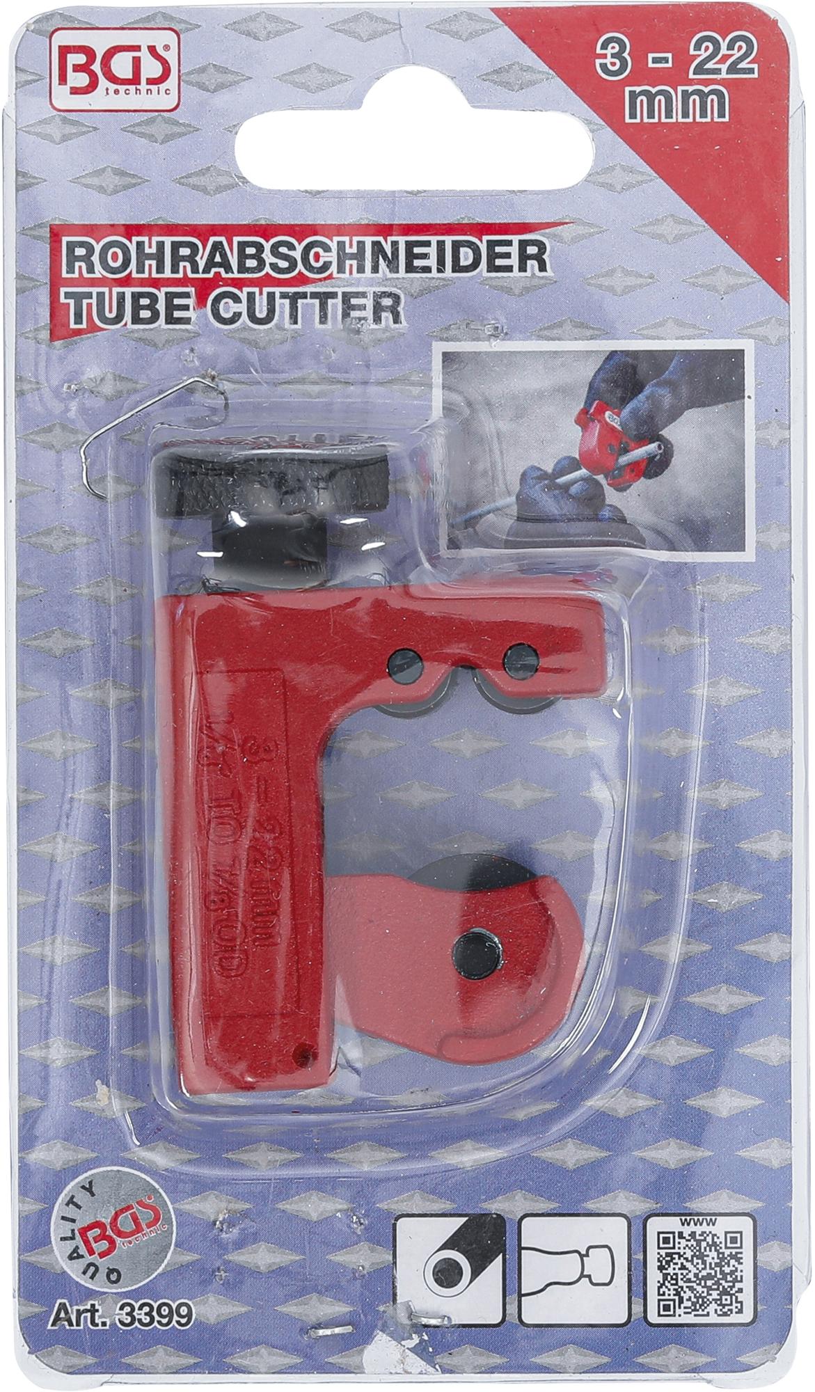 Vamzdelių pjoviklis | mini | Ø 3 - 22 mm (3399)