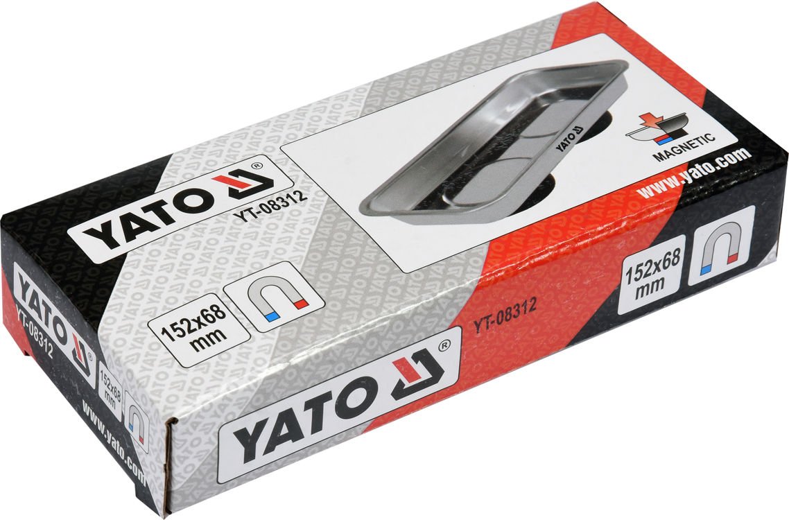 Magnetinė lėkštelė | 2 magnetai | 152 x 68 x 16 mm (YT-08312)