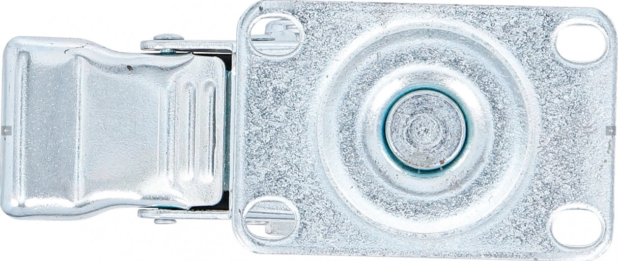 Колесо с тормозом | красно/чёрное | Ø 100 mm