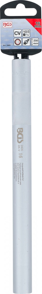 Galvutė žvakėms 12 kampų | ypač ilga | 10 mm (3/8") | 16 mm (2405)