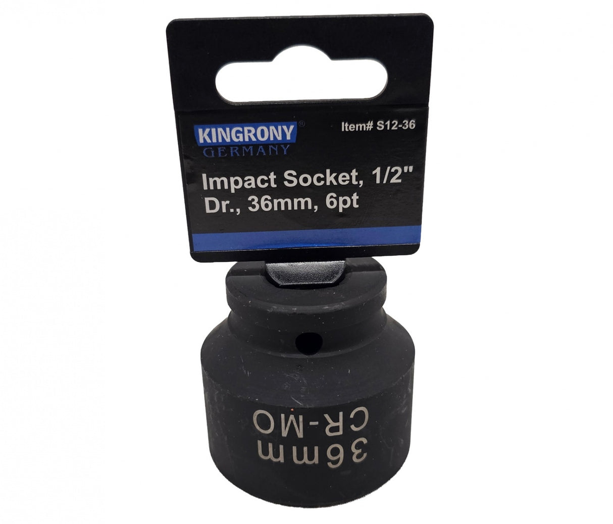 Galvutė smūginė šešiakampė | 12,5 mm (1/2") | 36 mm (S12-36)