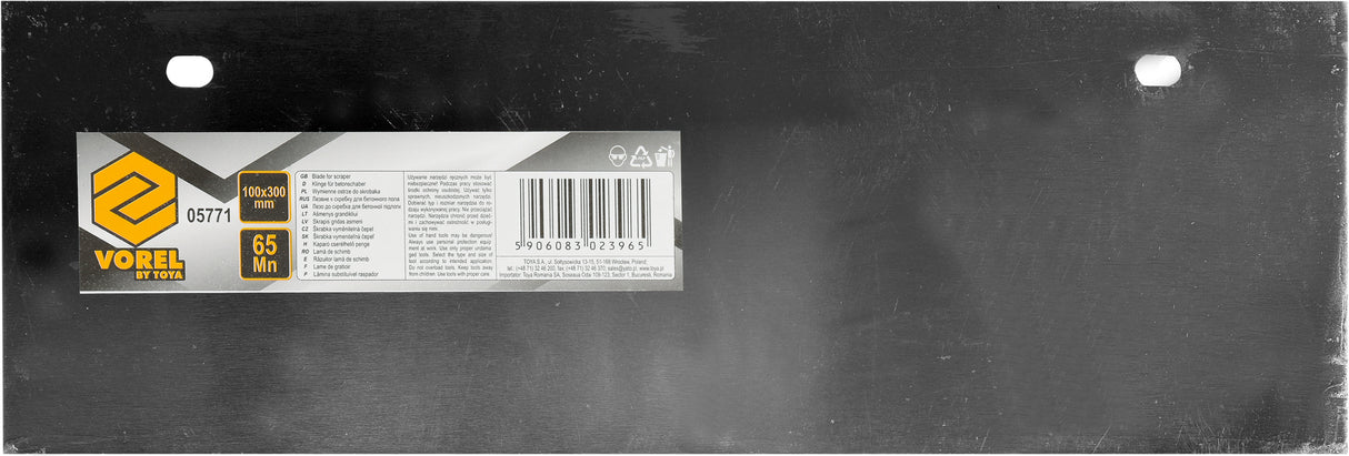 Geležtė betono gramdymui | L-300 X 100 mm (05771)