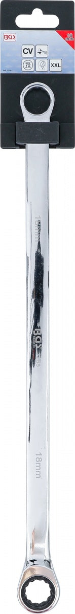 Terkšlinis žiedinis dvipusis veržliaraktis | ilgas tipas | 18 mm (7258)