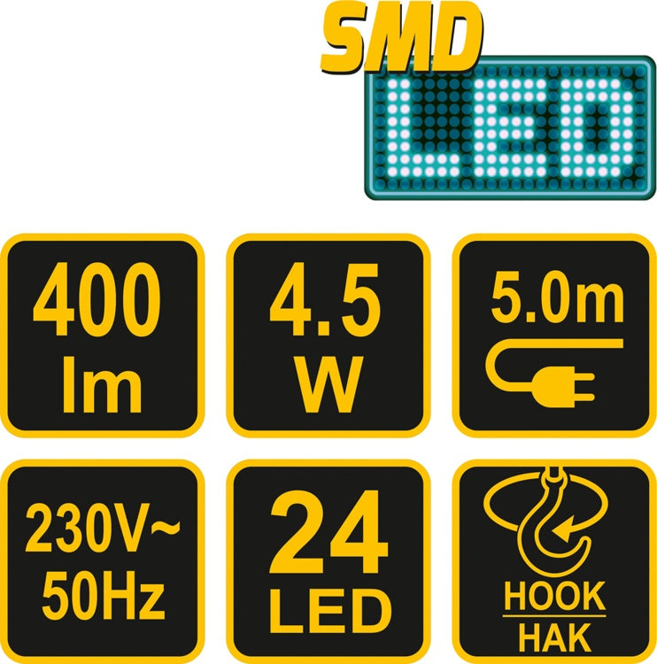 CABLE WORKSHOP LED LAMP 4,5W (82706)