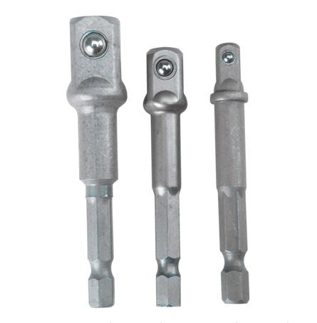 ADAPTER SET FROM 1/4"(6.3 MM) TO SOCKETS 1/4" - 3/8" - 1/2" (SK1197)