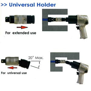 IMPACT UNIVERSAL JOINT - EXTENSION BAR 100 MM 1/2" - 1/2" (KH0603)