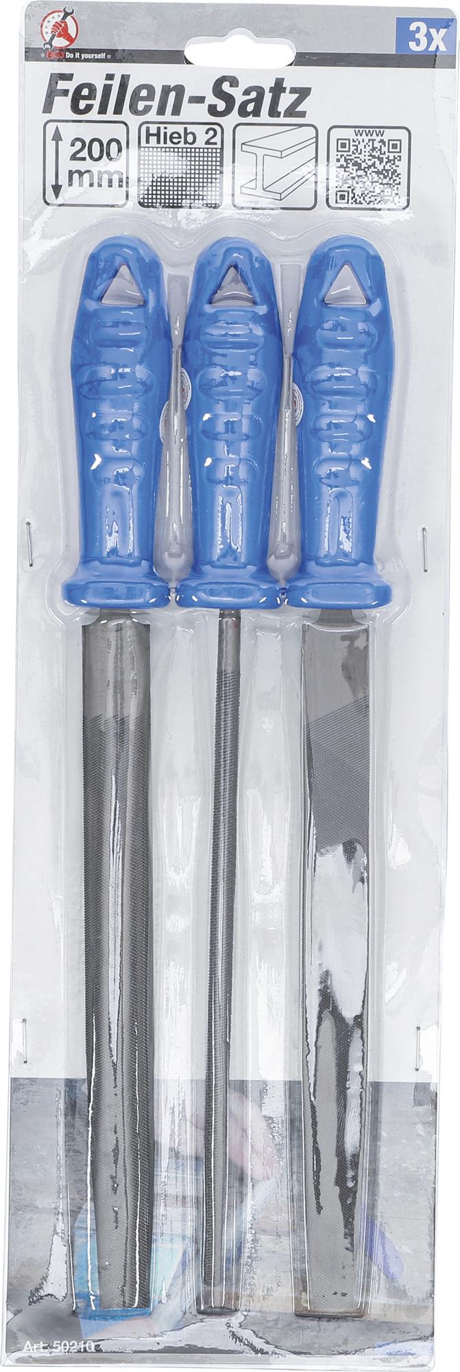 Dildžių metalui rinkinys | 200 mm | 3 vnt. (50210)