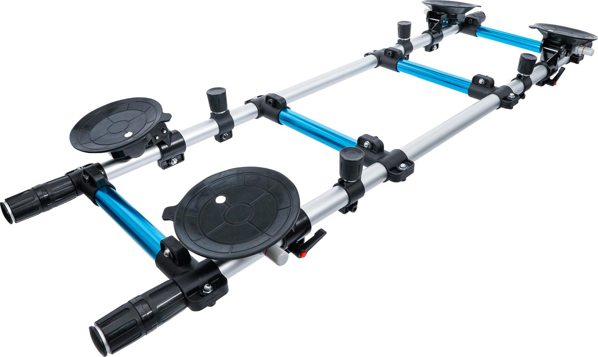 Priekinio stiklo montavimo rėmas | su pasukamais siurbtukais | 1310 x 280 mm (8817)