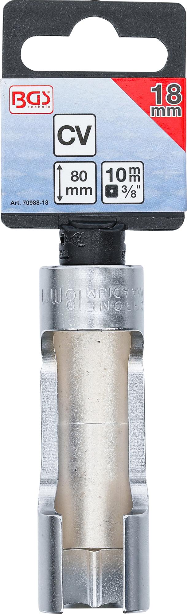 Speciali galvutė su įšpjova | 10 mm (3/8") | 18 mm (70988-18)