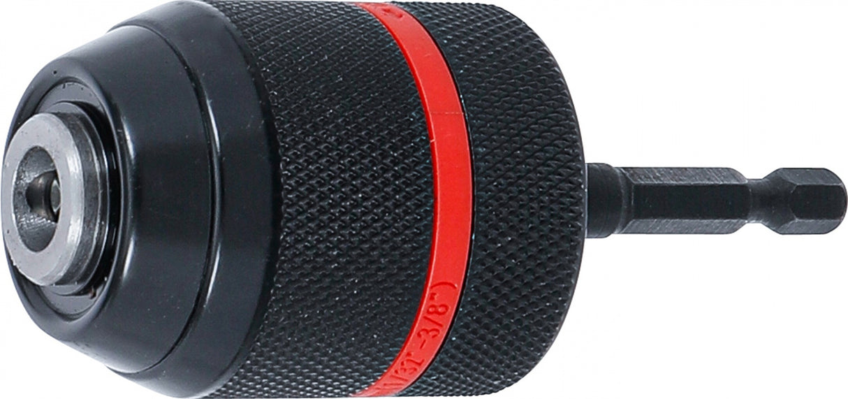 Greito užspaudimo griebtuvas | metalinė versija | 6,3 mm (1/4") antgalis x 20 UNF | 0,8–10 mm (74469)