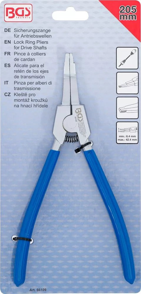 Replės stūmoklių / pavarų velenų žiedams | nedaug palenktos (66109)