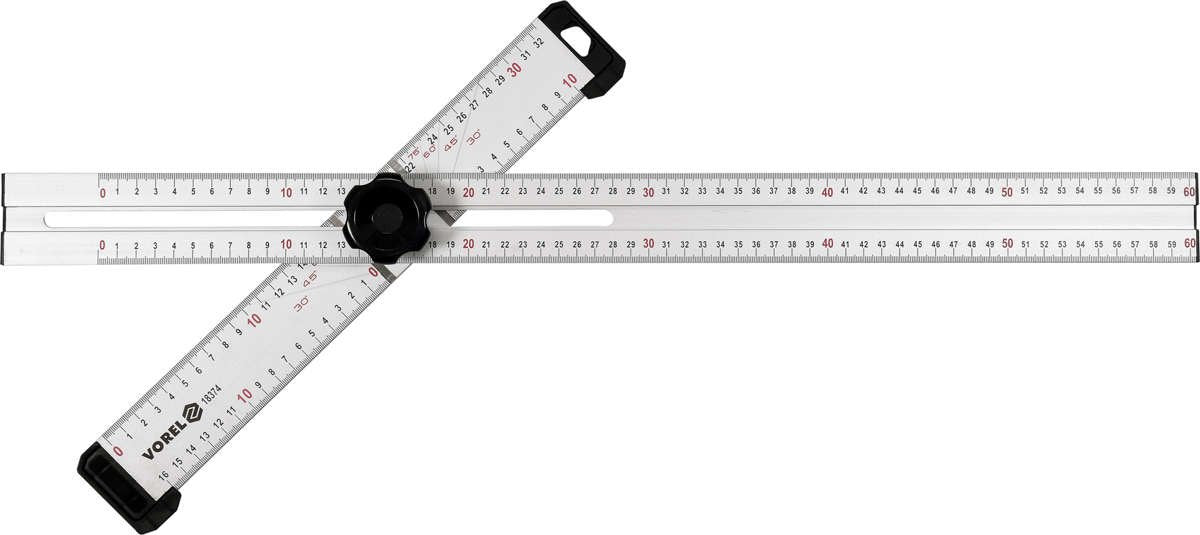 Kampainis reguliuojamas | aliuminis | 600 x 320 mm (18374)