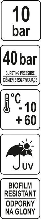Sodo / laistymo žarna | 5 sluoksnių | 1/2" 45 m (89383)