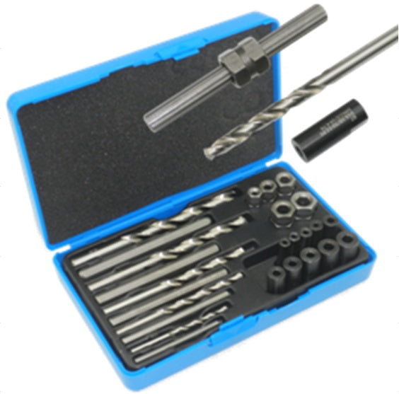 Užlūžusių varžtų išsukėjų/ištraukėjų rinkinys | 25 vnt. (8462PL)