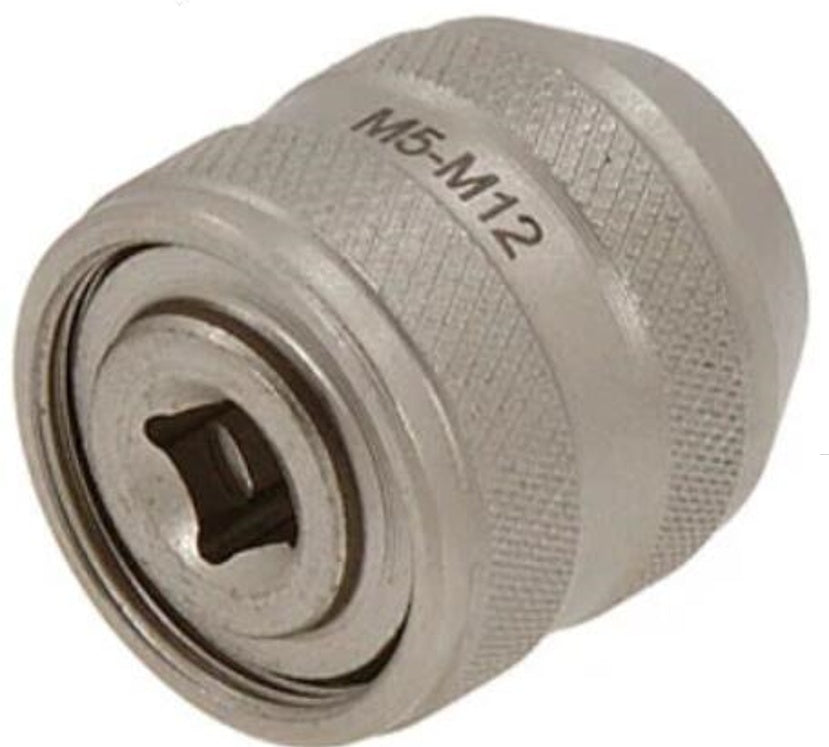 Sriegiklio griebtuvas laikiklis | reguliuojamas | 1/4"Dr M5-M12 (SK6583)