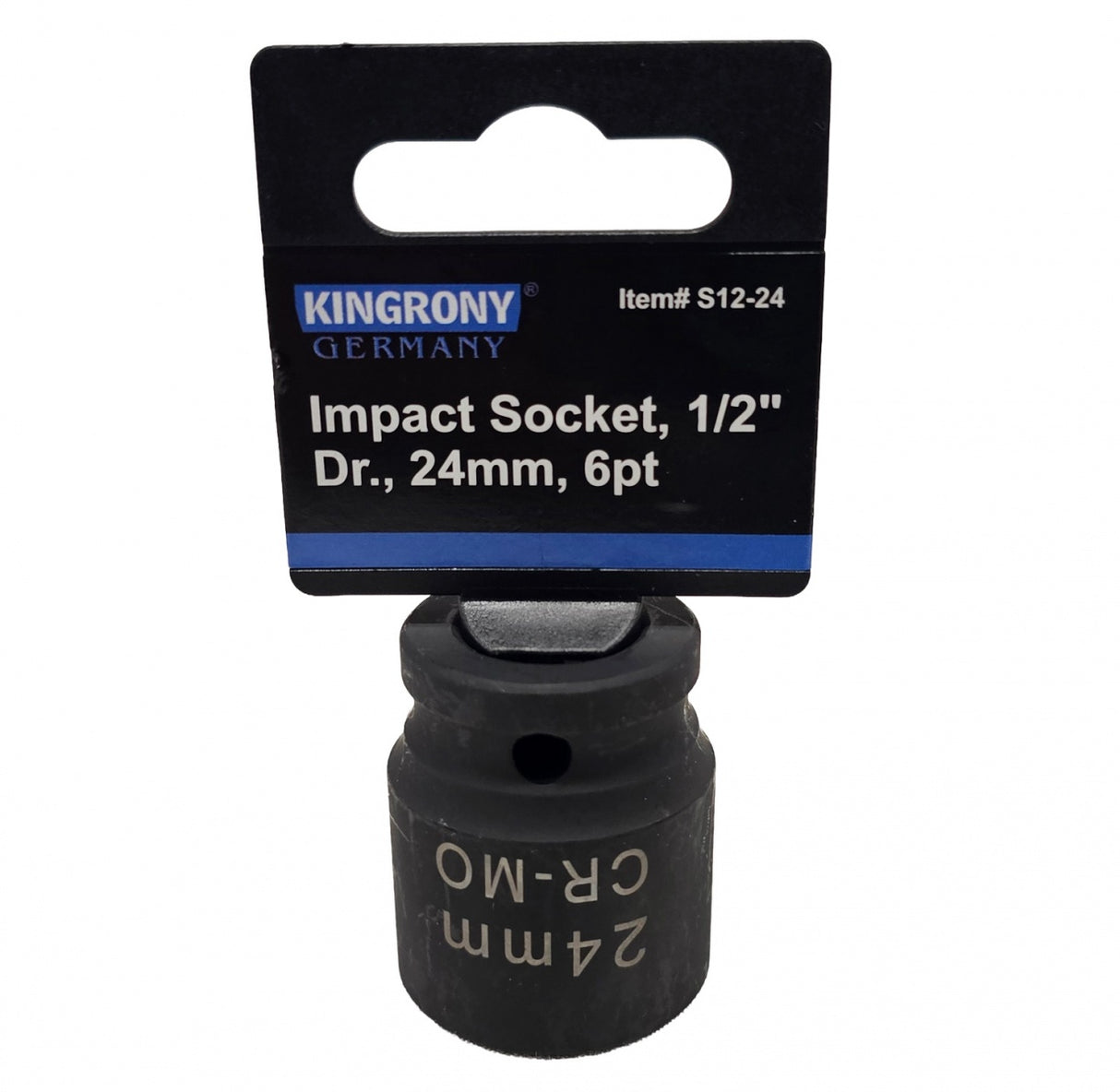 Galvutė smūginė šešiakampė | 12,5 mm (1/2") | 24 mm (S12-24)