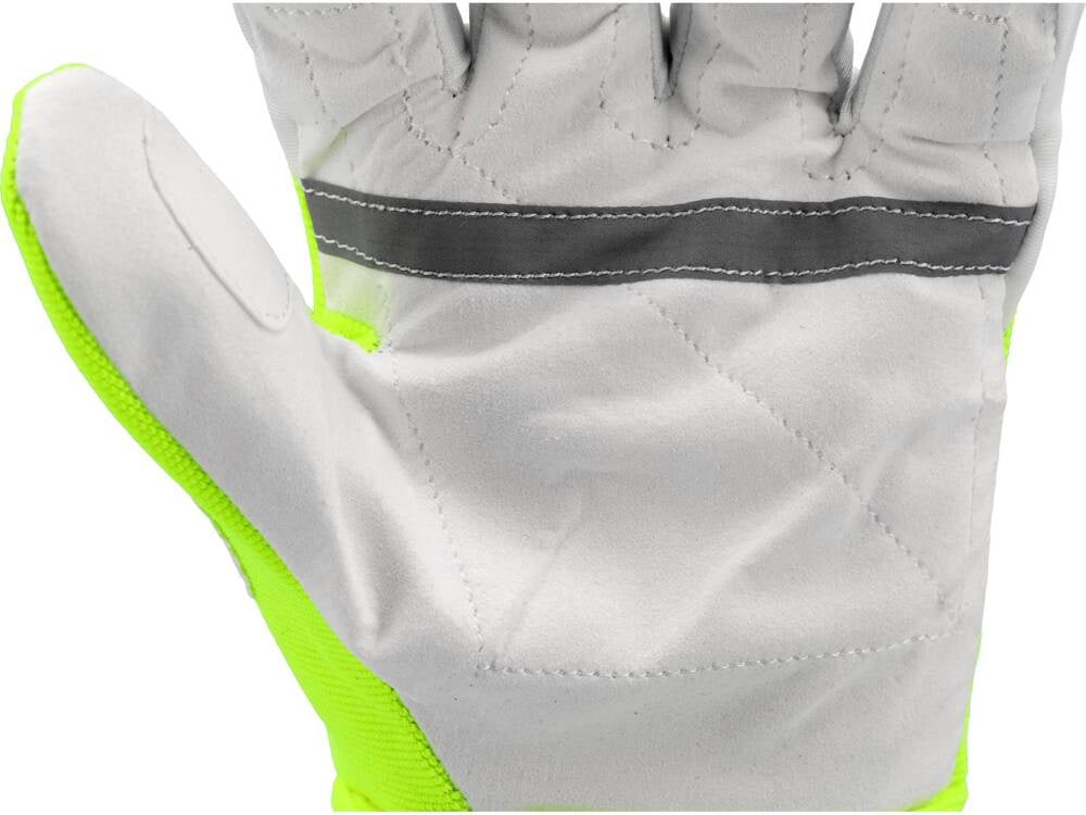 Pirštinės | atspindintis nailono audinys | 10 dydis (YT-74670)