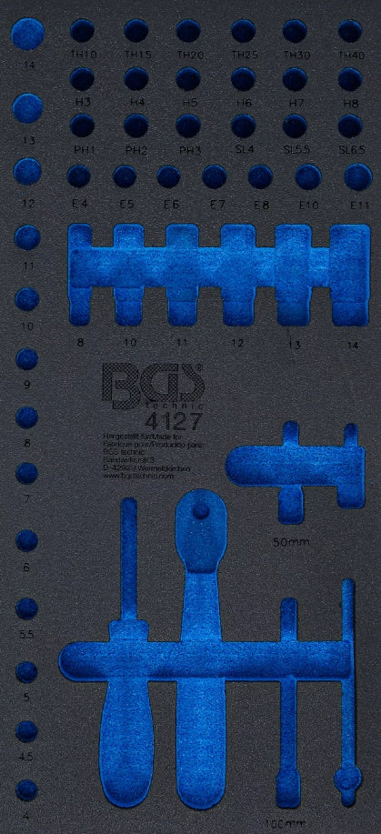 Įrankio dėklas 1/3, tuščias | nuo BGS 4127 (4127-1)