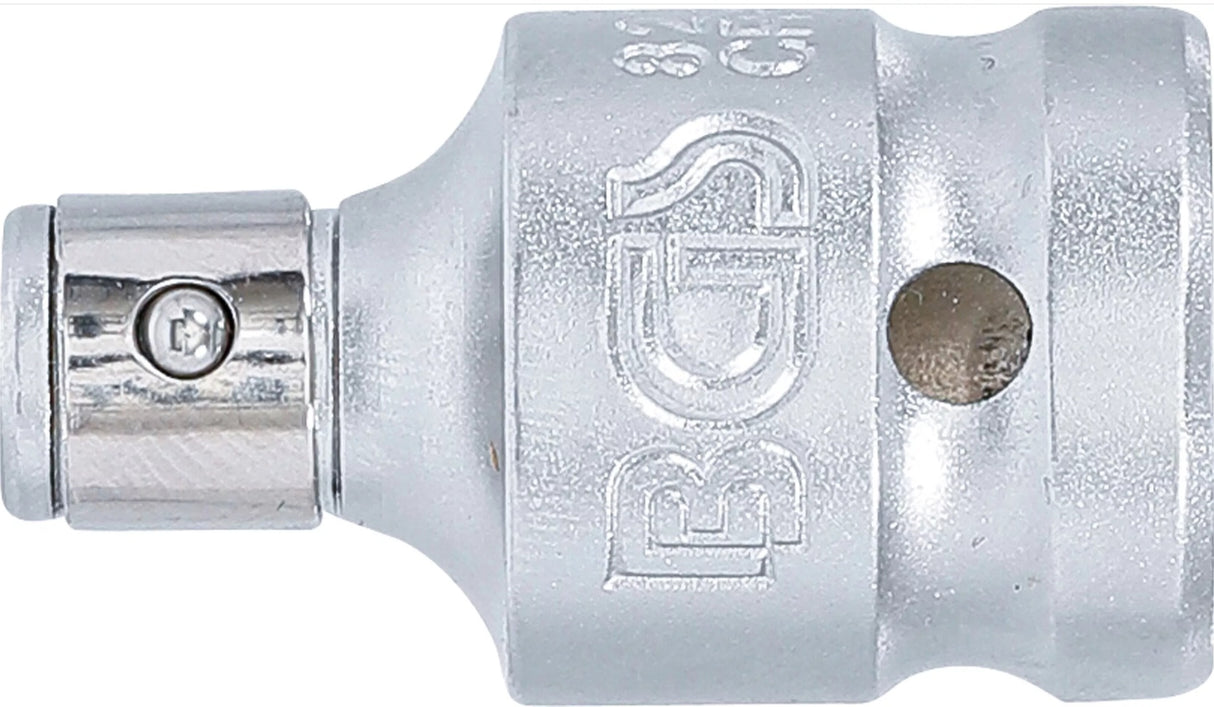 Perėjimas su tvirtinimo rutuliu | vidinis kvadratas 12,5 mm (1/2") | vidinis šešiakampis 6,3 mm (1/4") (8201)