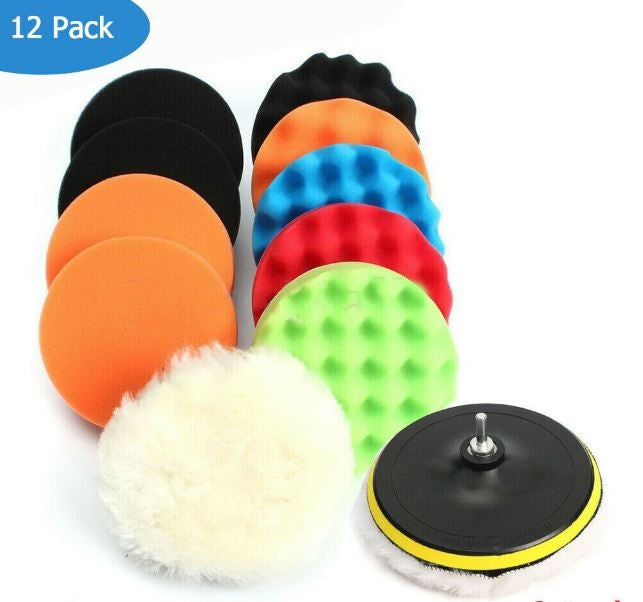 Poliravimo padų rinkinys | Ø 180 mm | 12 vnt. (BK1006)