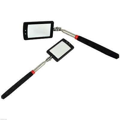 Teleskopinis kvadratinis veidrodis | 285 - 870 mm | su 2 Led (9302V)