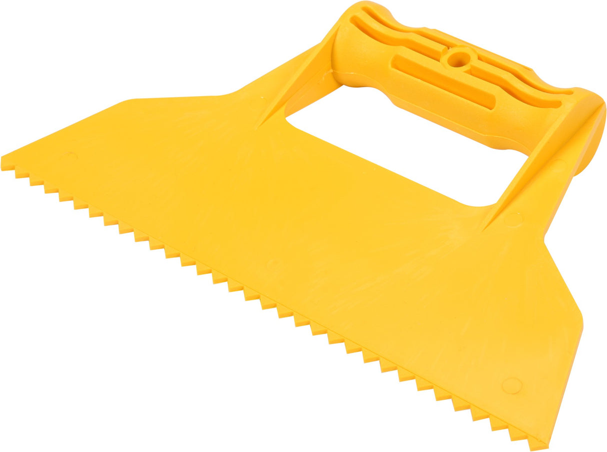 Špakliuotė / mentelė plastikinė | su dantukais | 225 mm (05973)