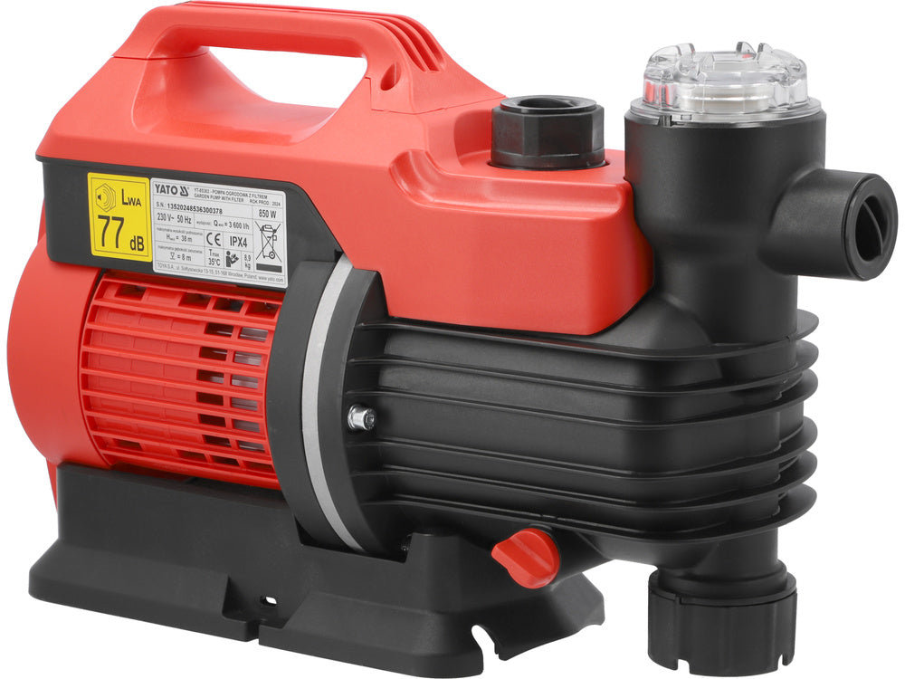 Sodo siurblys | su filtru ir slėgio matuokliu | 850W (YT-85363)