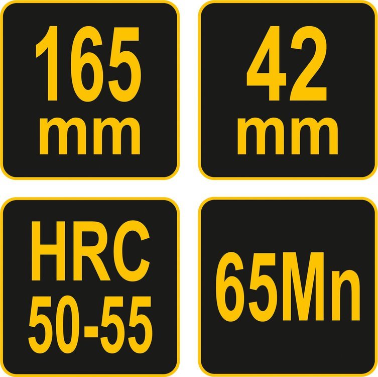 Oblius metalinis | peilis 42 mm | 165 mm (25885)