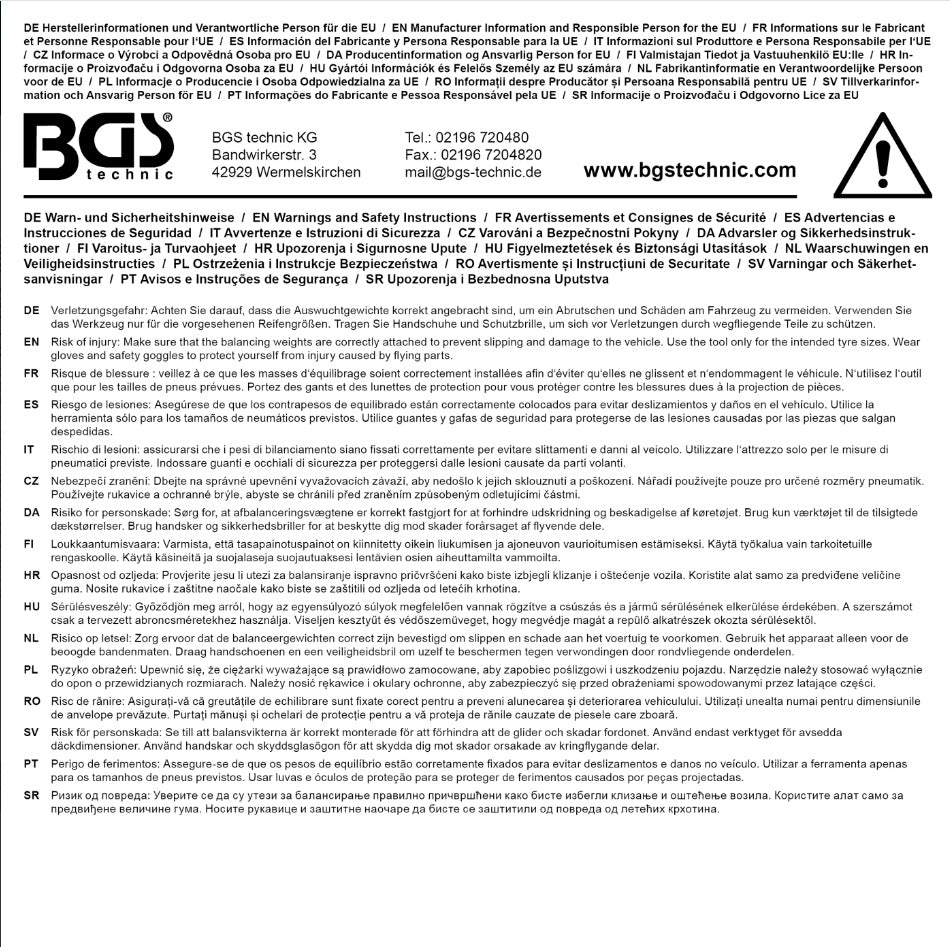 Ratų balansavimo svareliai | Medžiaga: cinkas | Tipas 363 | 45 g | 100 vnt. (9426)