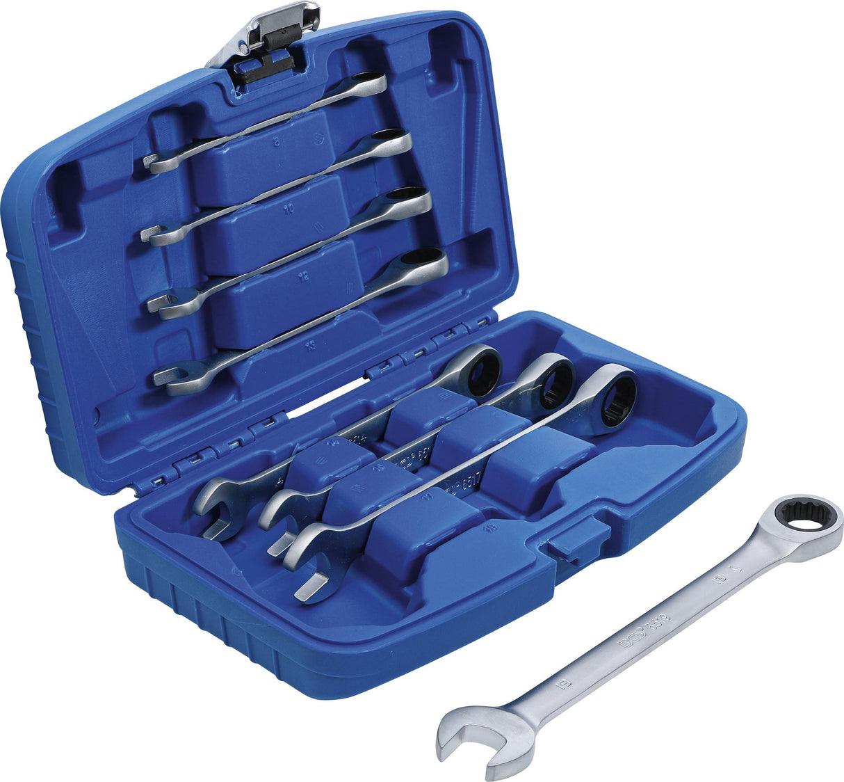 Terkšlinių raktų rinkinys | 8 - 19 mm | 8 vnt. (6540)