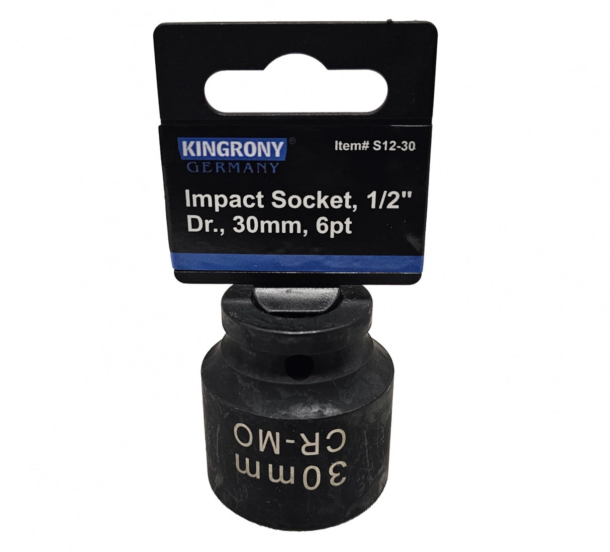 Galvutė smūginė šešiakampė | 12,5 mm (1/2") | 30 mm (S12-30)