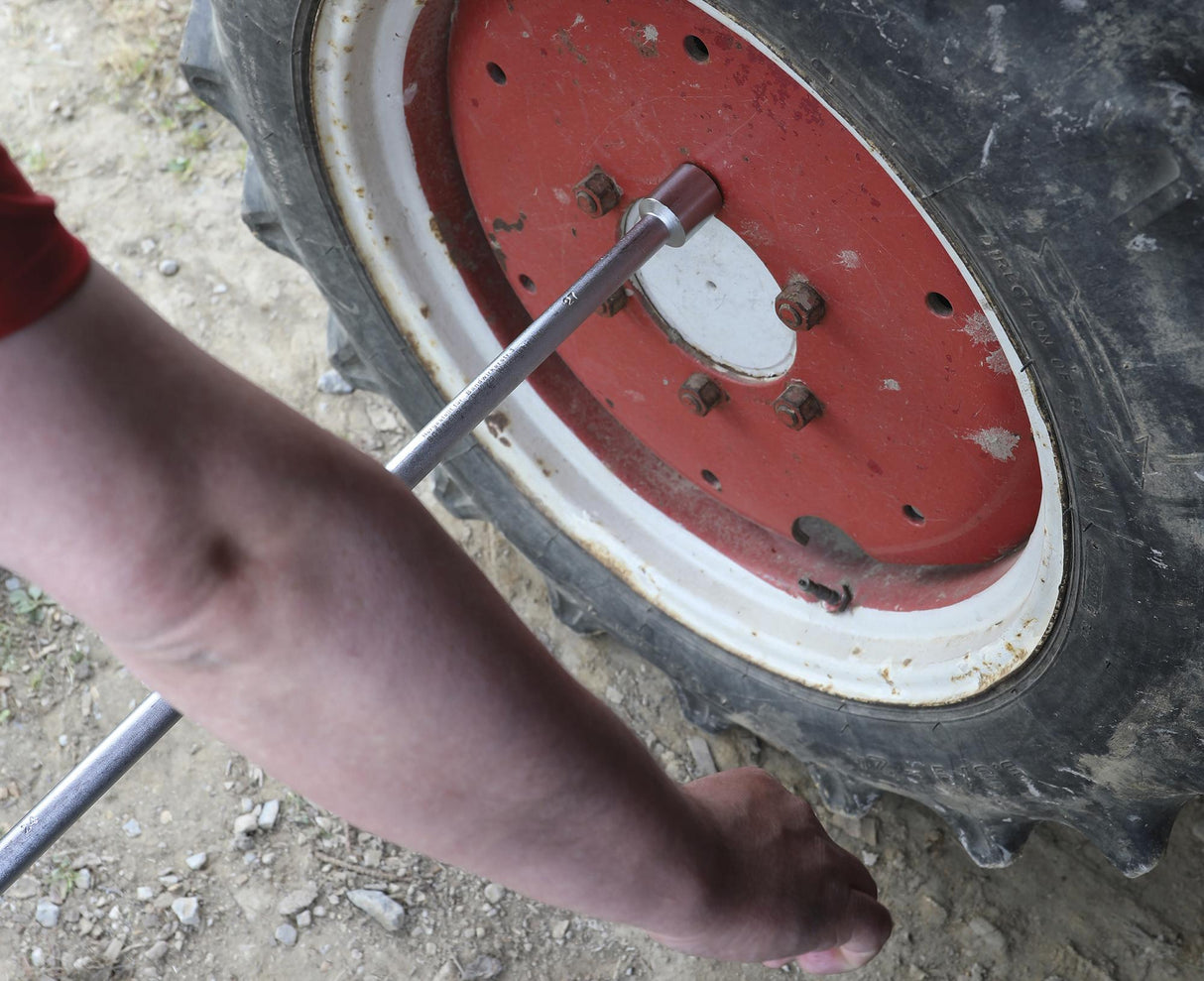 Keturių krypčių ratų veržliaraktis sunkvežimiams | kryžius | 24 x 27 x 32 x 20 mm (3/4") (1457)