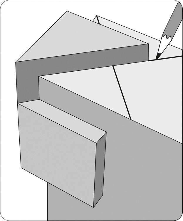 Žymėjimo liniuotė | įvairių formų elementams (YT-44087)