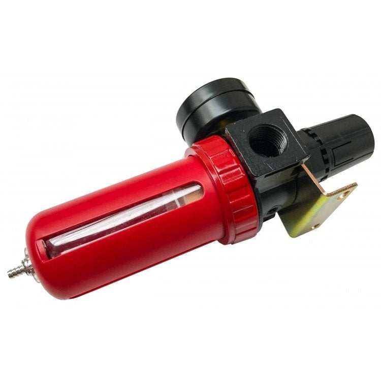 Drėgmės filtras su reguliatoriumi ir manometru | 1/4" (AFR80)