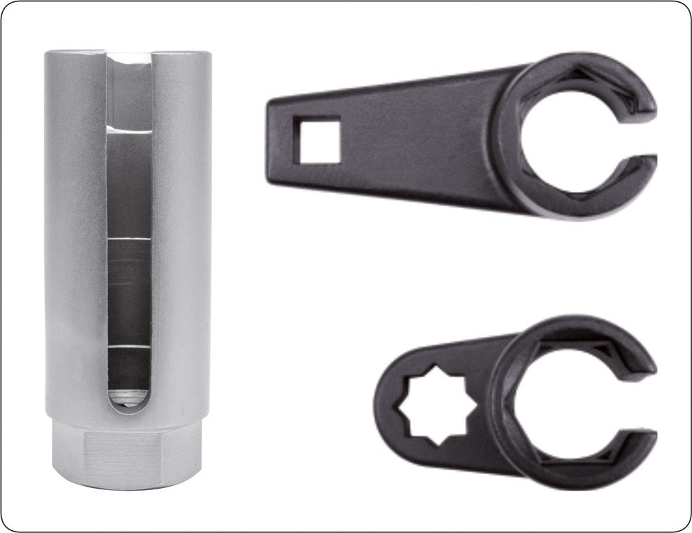 Galvučių rinkinys lambda zondui | 22 mm | 3 vnt. (YT-1752)