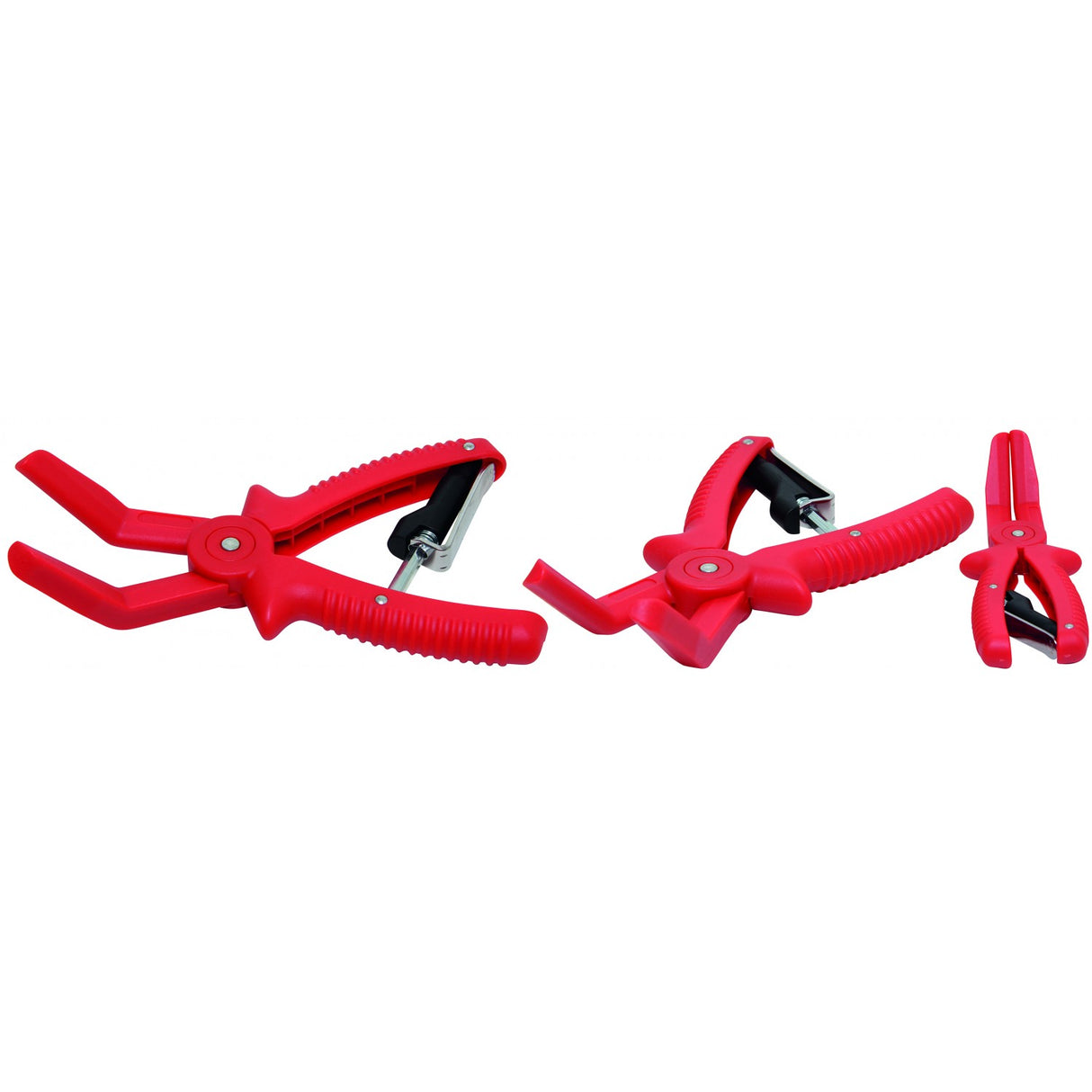 Žarnų užspaudimo replės lenktos su fiksavimo mechanizmu | 220 mm (9274)