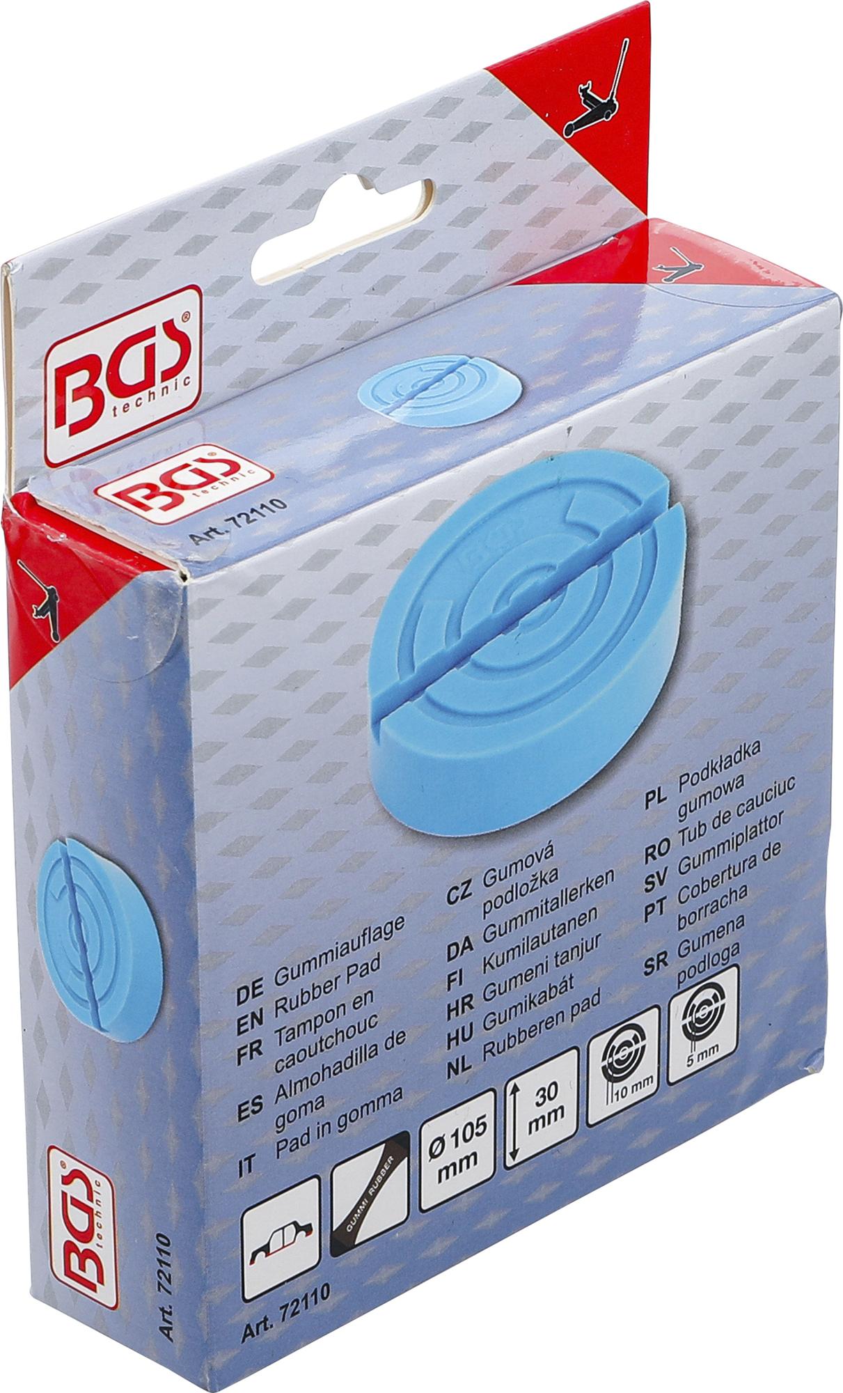 Guminis padas | keltuvams ant ratukų | Ø 105 mm (72110)