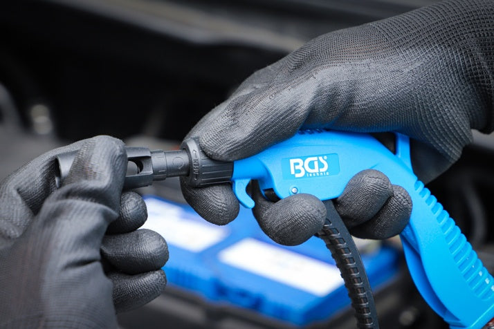 Oro pūtimo pistoletų rinkinys | su 5 priedais (7177)