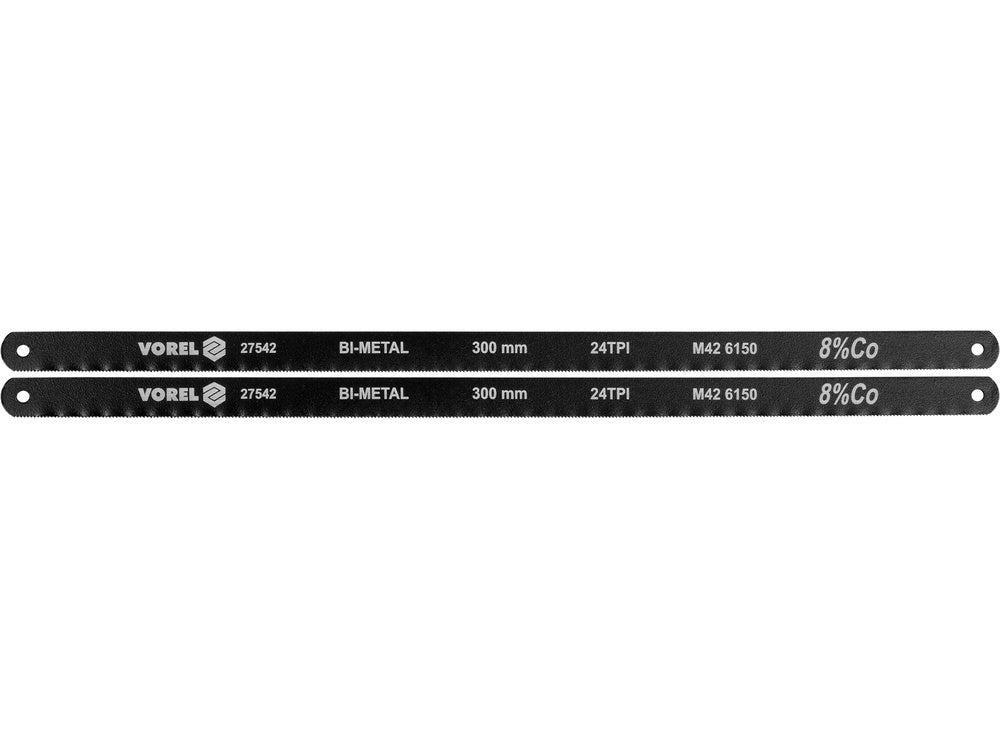 Набор полотен для пилы по металлу | биметалл M42 + CrV 6150 + Co 8% | 2 шт.