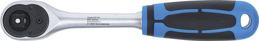 Rankena galvutėms terkšlinė | smulkūs dantukai | 10 mm (3/8") (616)