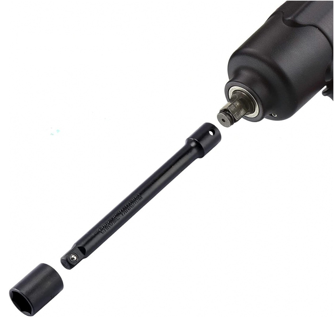 Smūginių ilgintuvų / adapterių / šarnyrų rinkinys | 6.3 mm (1/4") / 10 mm (3/8") / 12,5 mm (1/2") | 18 vnt. (DT18S)