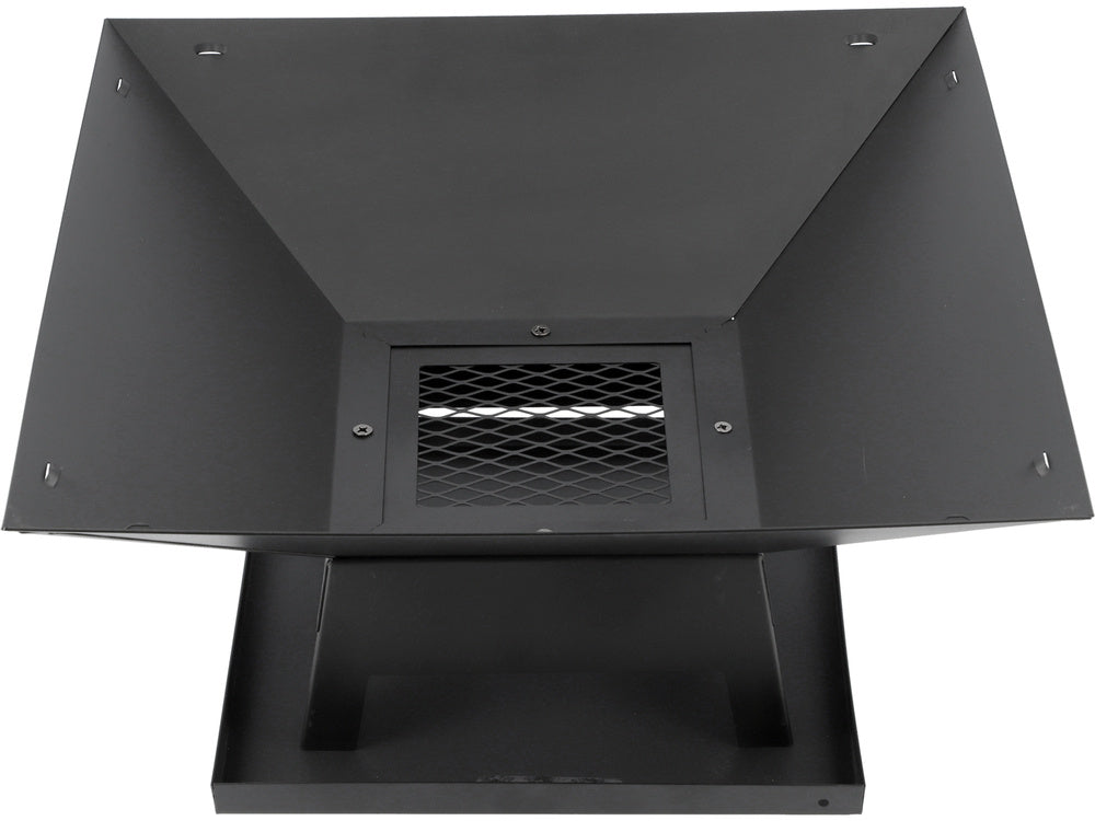 Plieninis židinys | su dangčiu | 45 X 45 cm (99715)