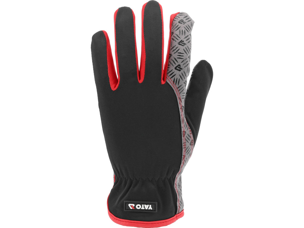 Darbinės pirštinės neslystančiu paviršiumi | 8 dydis (YT-74677)
