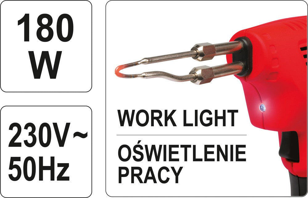 Elektrinis impulsinis lituoklis | 180 W (YT-8245)