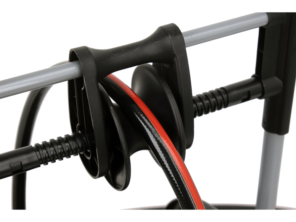 Sodo žarna ritėje su vežimėliu | 25m (YT-90120)